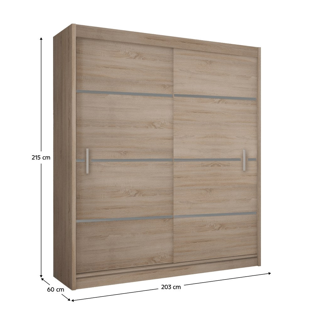 Dulap Merina 203 – schiță cu dimensiuni, imaginea 3