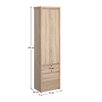 Dulap Norty – schiță cu dimensiuni