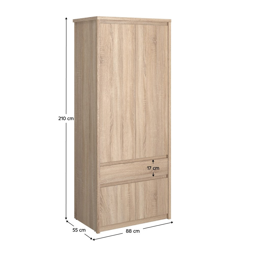 Dulap Norty – schiță cu dimensiuni