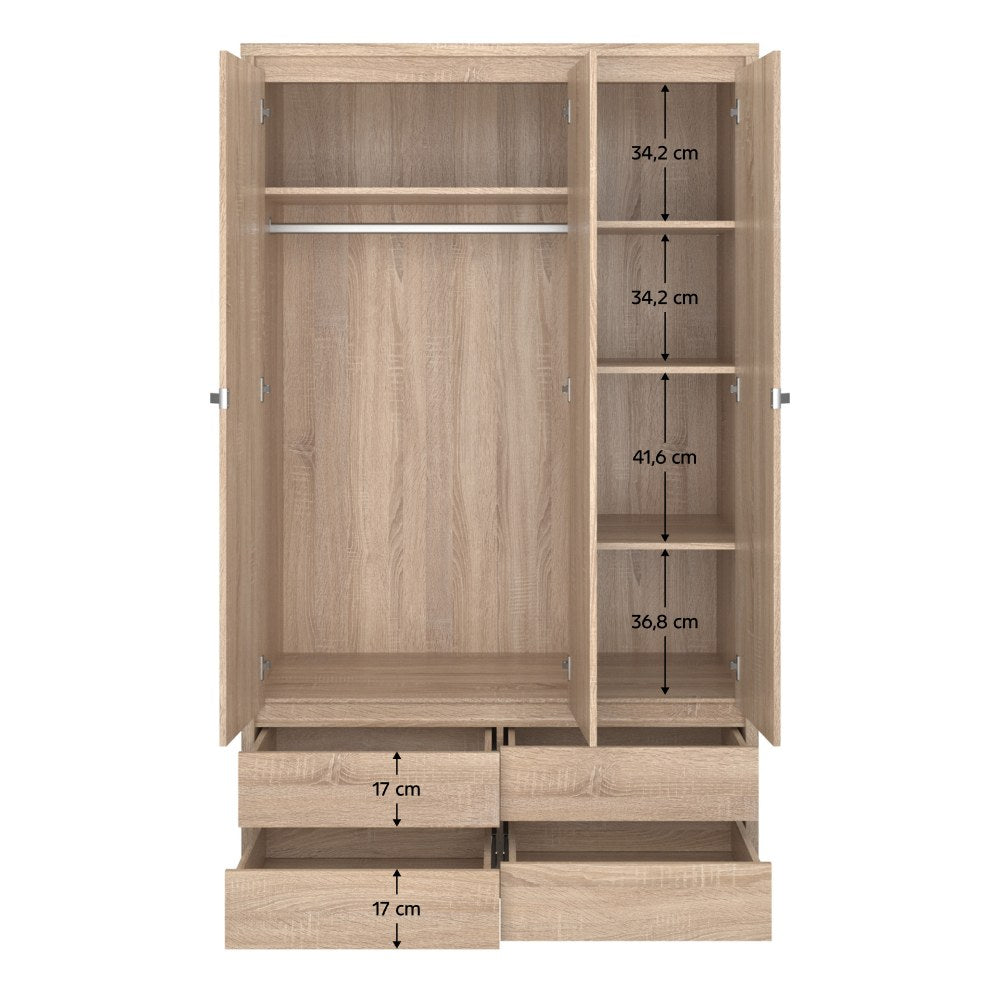 Dulap Norty – schiță cu dimensiuni, imaginea 2