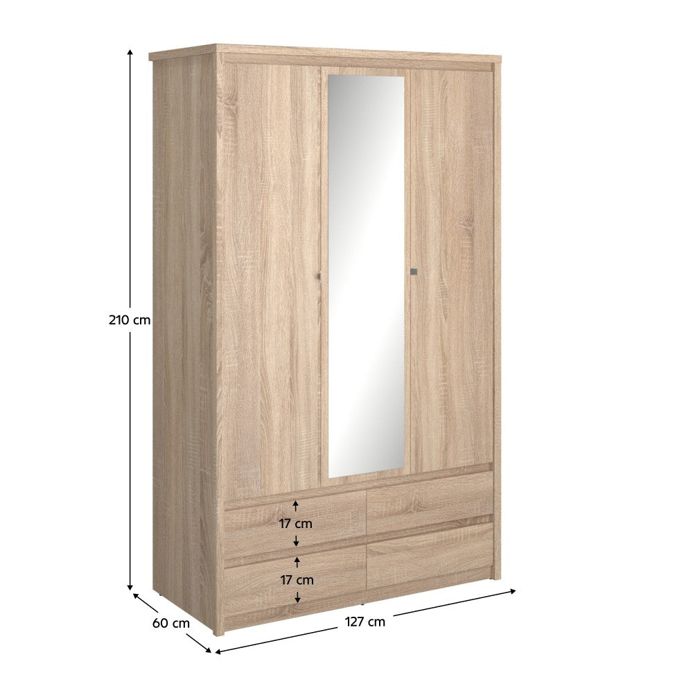 Dulap Norty – schiță cu dimensiuni