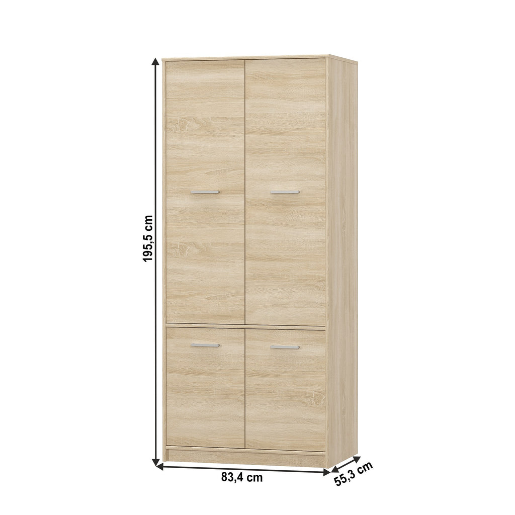 Dulap Teyo – schiță cu dimensiuni