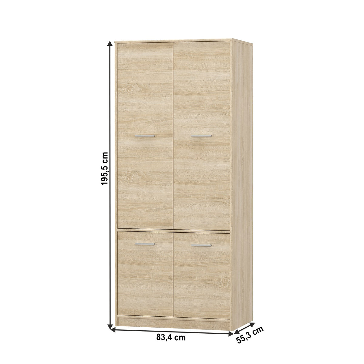 Dulap Teyo – schiță cu dimensiuni