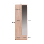 Dulap Topty – schiță cu dimensiuni