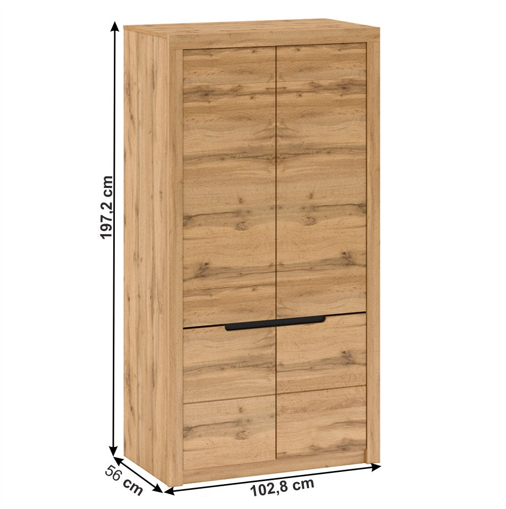 Dulap Toronta – schiță cu dimensiuni