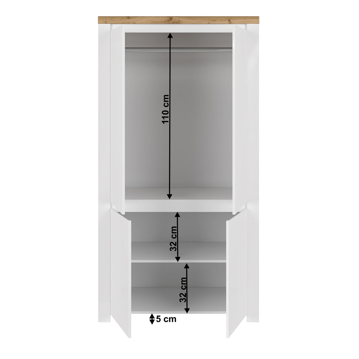 Dulap Vilgo – schiță cu dimensiuni