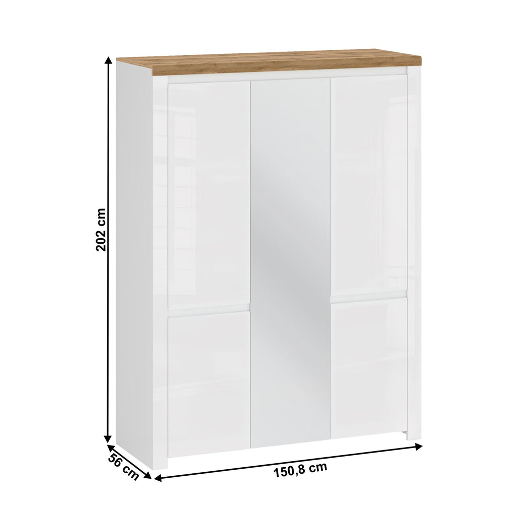 Dulap Vilgo – schiță cu dimensiuni, imaginea 2