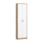 Dulap Vira-mecki, maro și alb, vedere din față