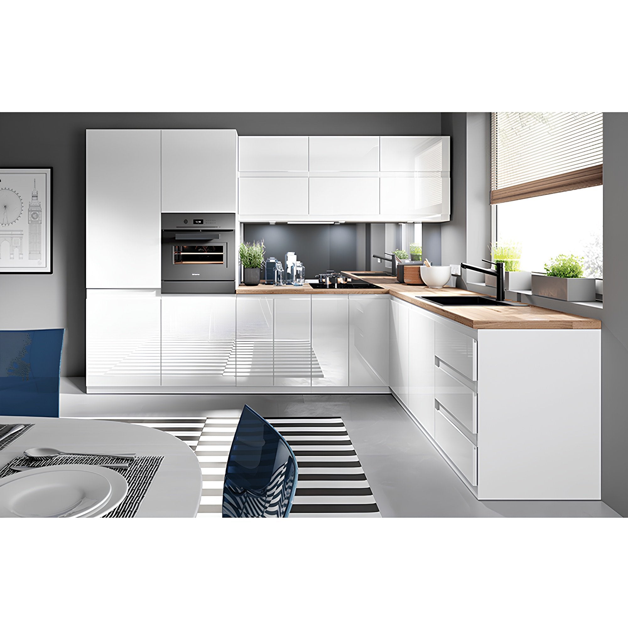 Usa de mobilier modulara AURORA, vedere 2
