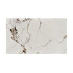Masa EMILIO, alb efect marmura / negru