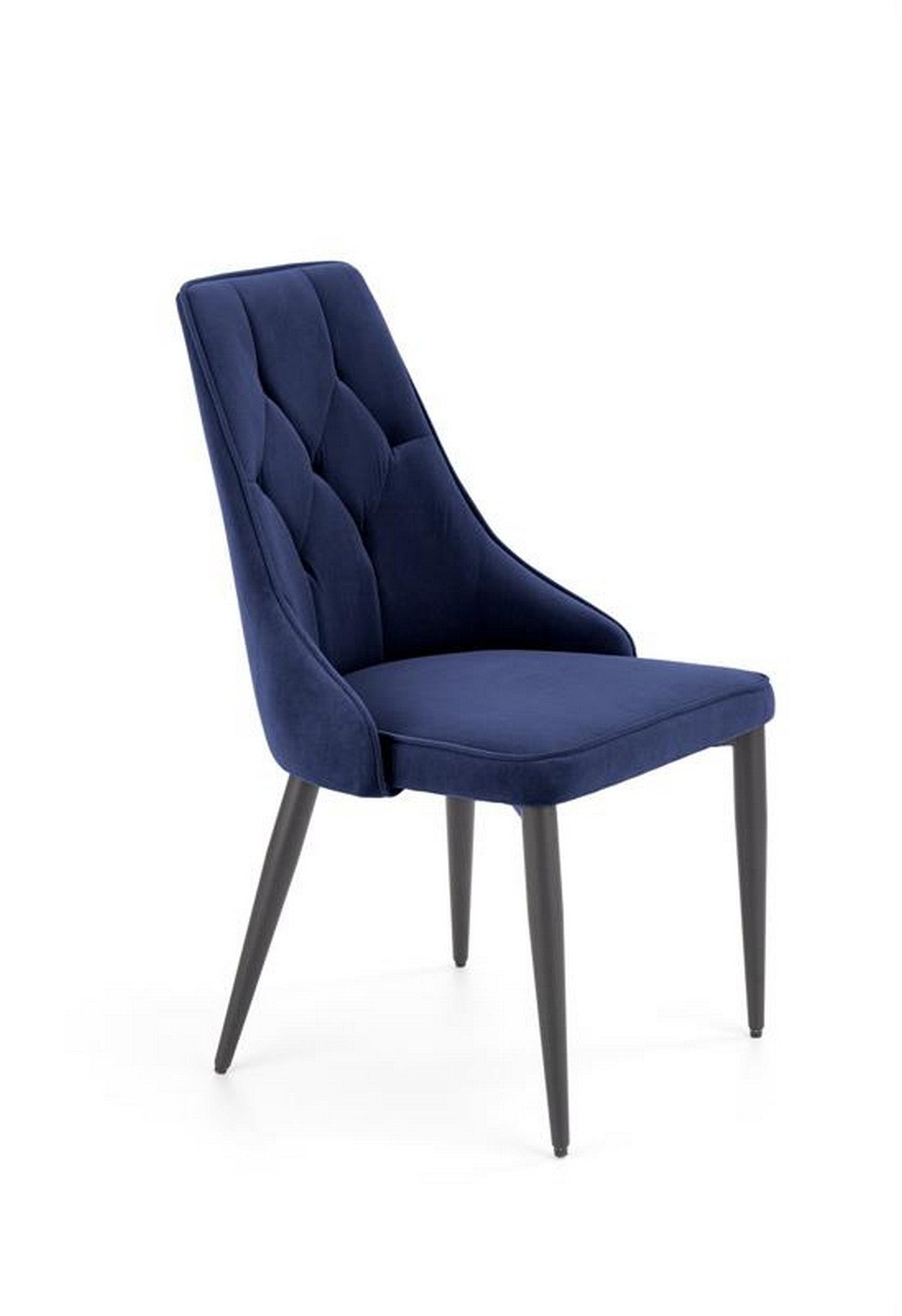 Scaun K365, stofa catifelata albastru inchis - Bluvel 86