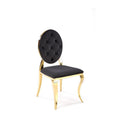 Scaun K556, negru/auriu