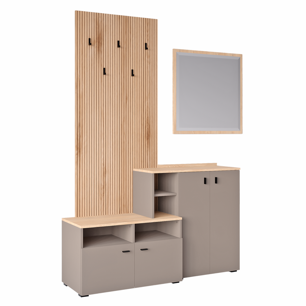 Set de hol EBRAO, toffee/natural canella strata/cremona torro stejar