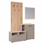 Mobilier hol EBRAO, natural / stejar