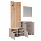 Mobilier hol EBRAO, natural / stejar