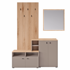 Mobilier hol EBRAO, natural / stejar