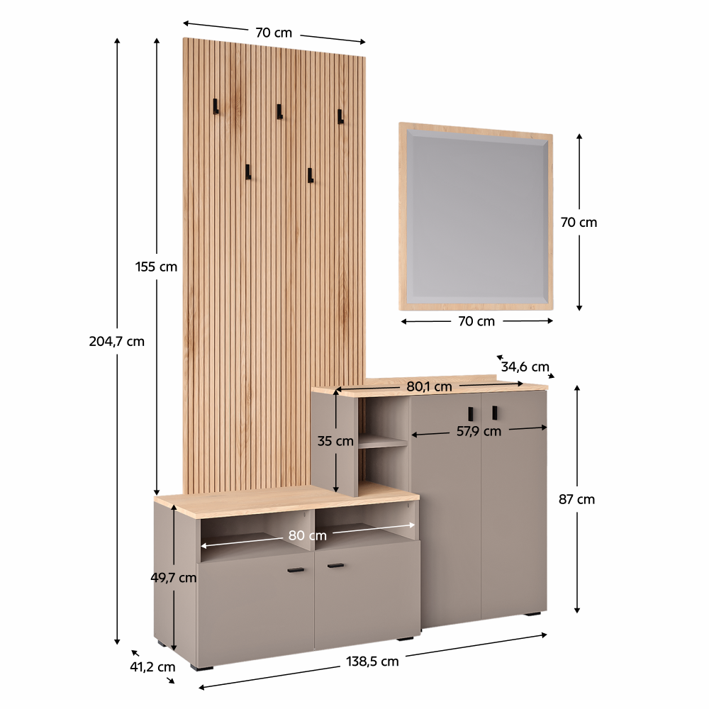 Mobilier de hol EBRAO, vedere 3