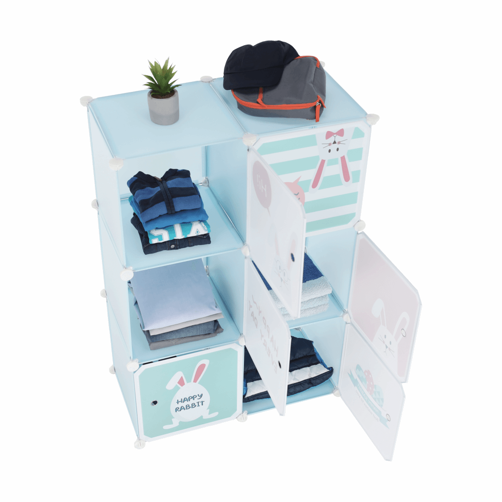 Dulap modular EDRIN, albastru