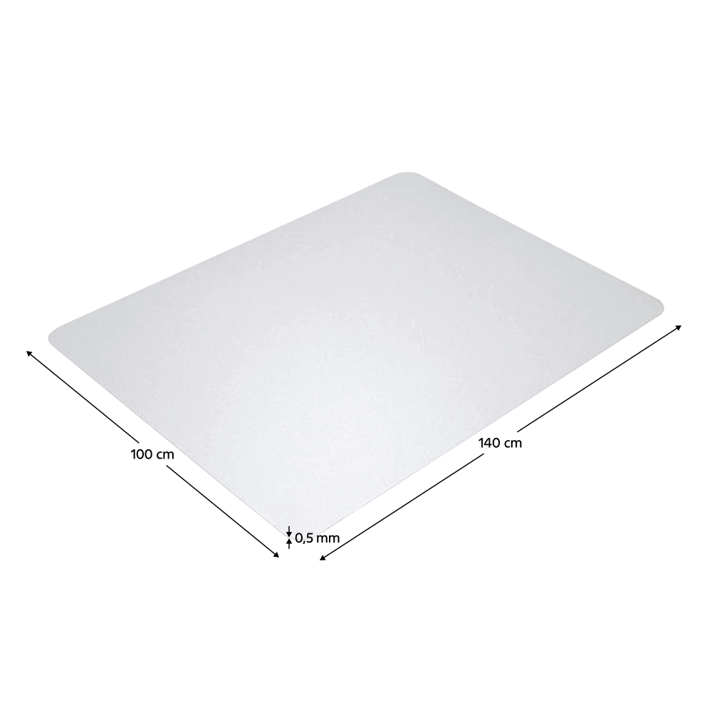 Protectie podea sub scaun ELLIE NEW TYP 3, transparenta, 5 mm
