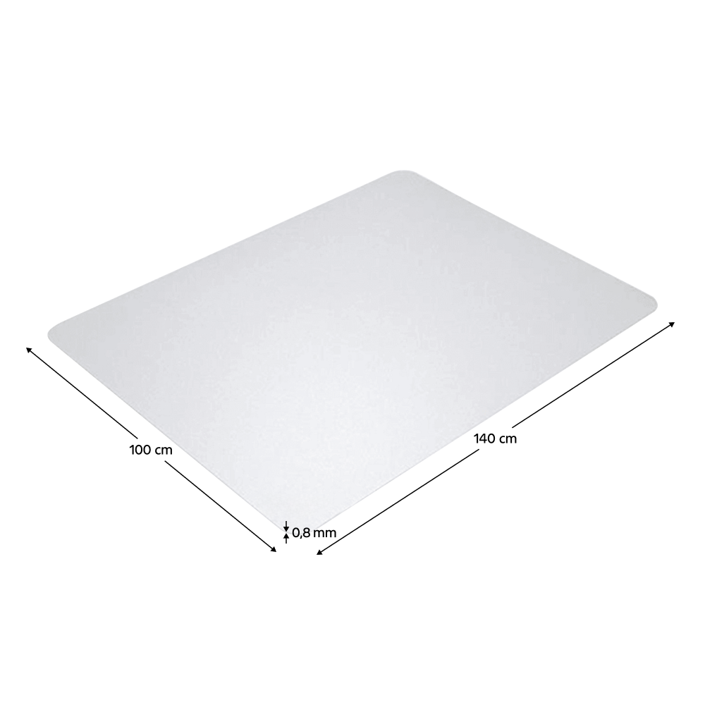 Protectie podea sub scaun ELLIE NEW TYP 4, transparenta, 8 mm