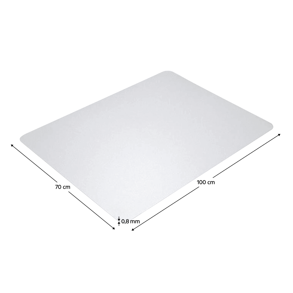 Protectie podea sub scaun ELLIE NEW TIP 6, transparent, 8 mm