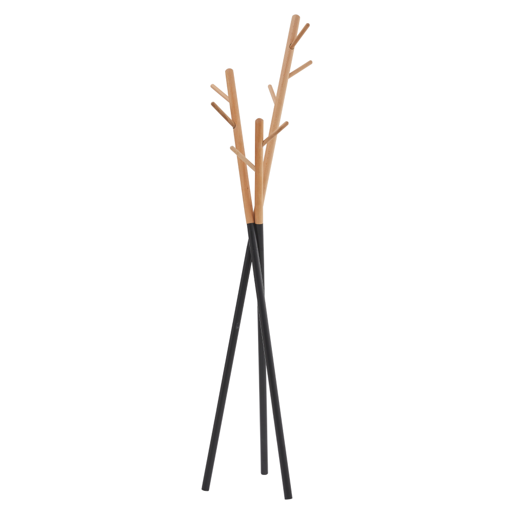 Cuier ELVAR, negru/natural