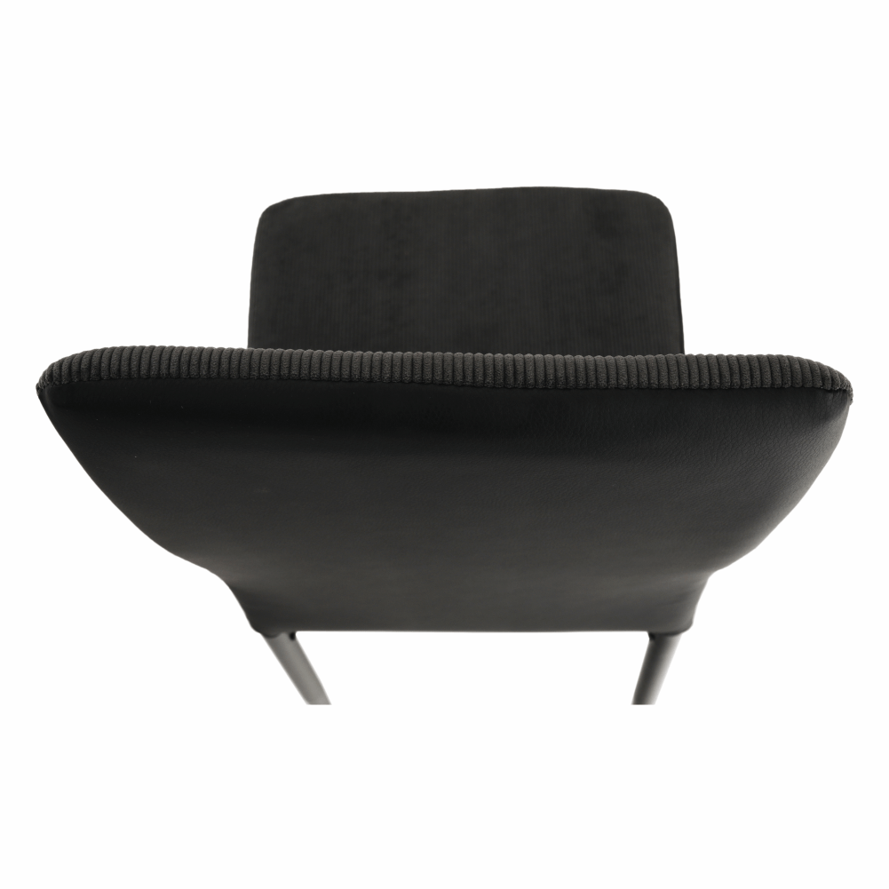 Scaun ENRA, gri inchis / negru