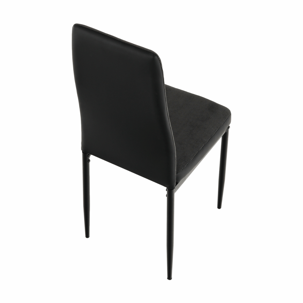 Scaun ENRA, gri inchis / negru