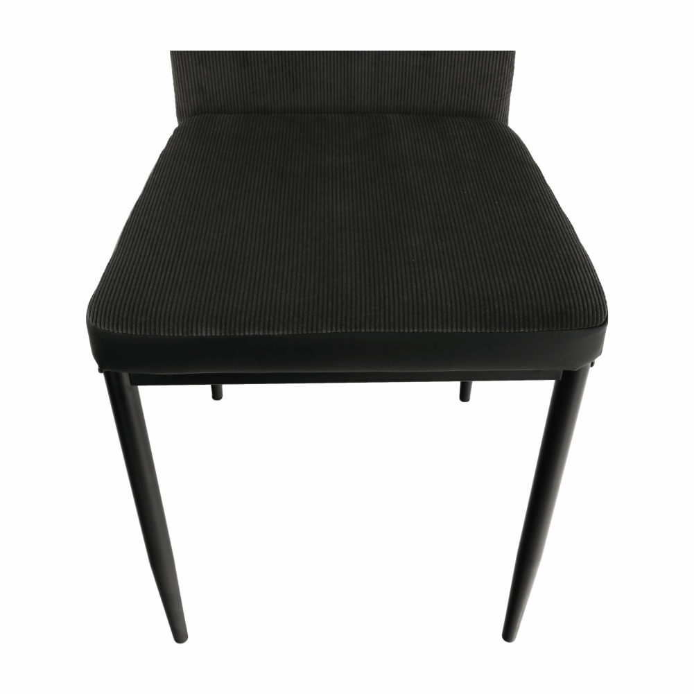 Scaun ENRA, gri inchis / negru