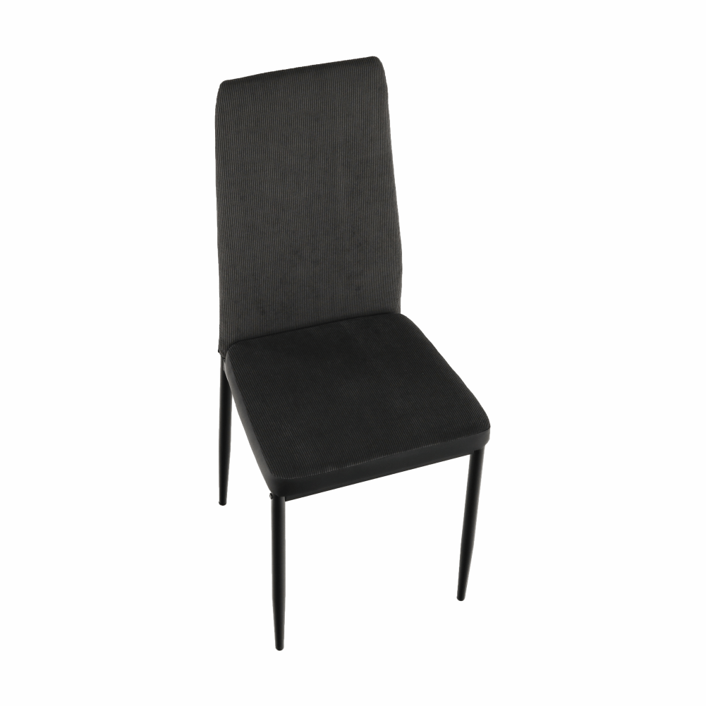 Scaun ENRA, gri inchis / negru