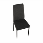 Scaun ENRA, gri inchis / negru