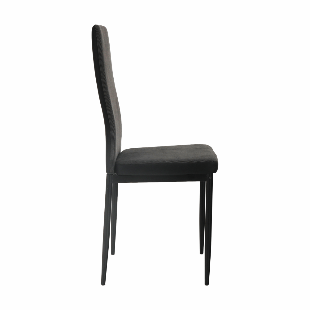 Scaun ENRA, gri inchis / negru
