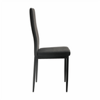 Scaun ENRA, gri inchis / negru
