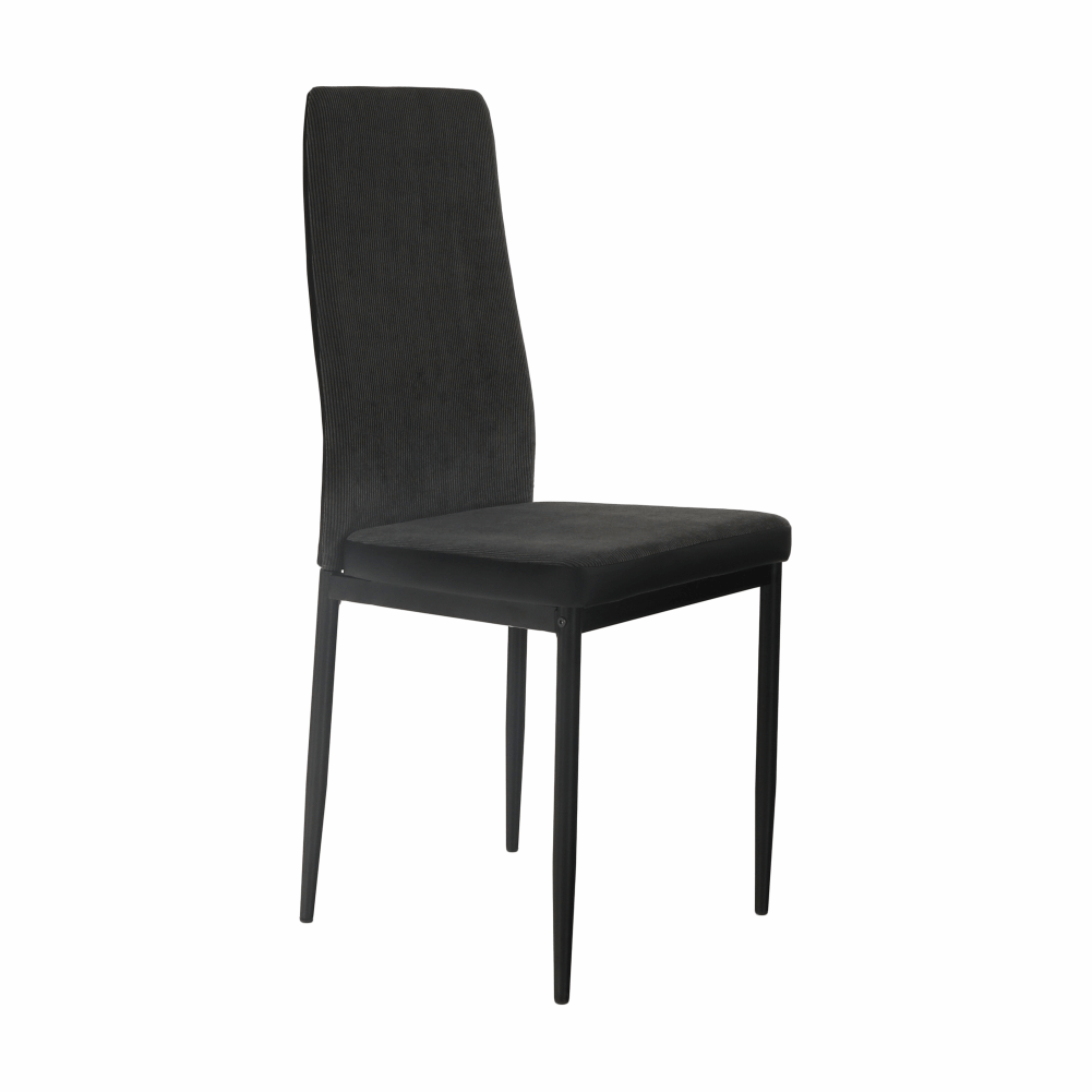 Scaun ENRA, gri inchis / negru