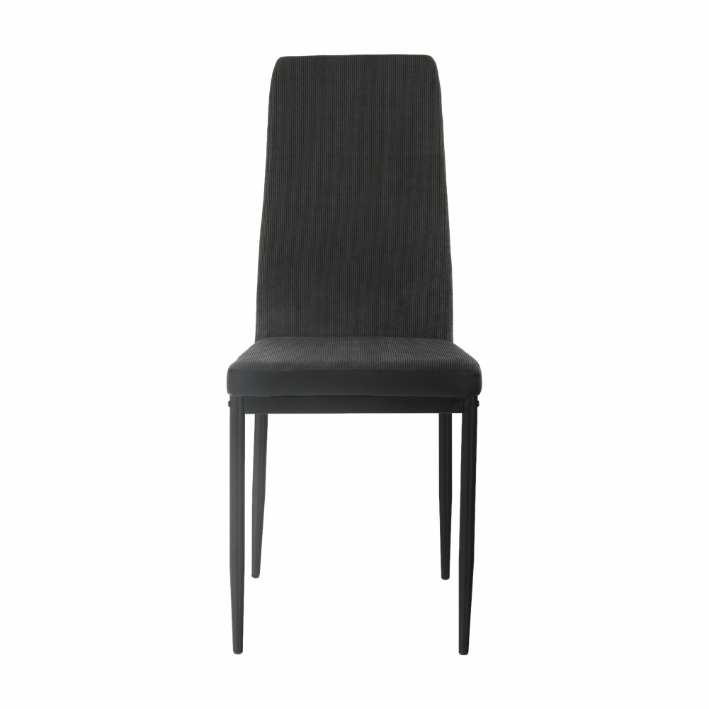 Scaun ENRA, gri inchis / negru