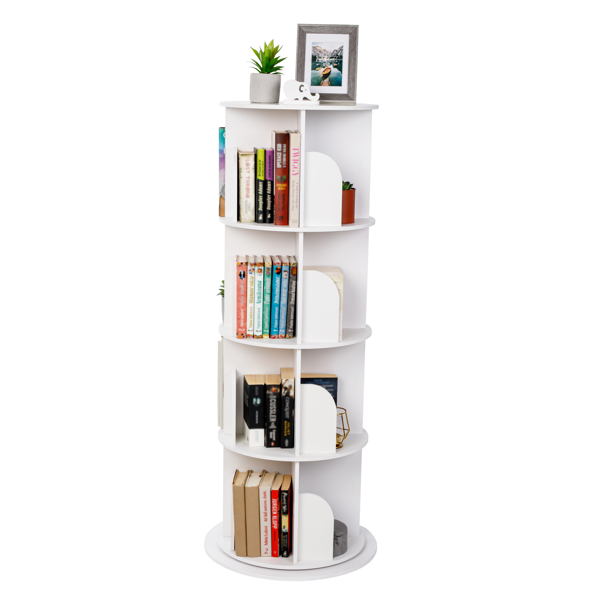 Raft pivotant ERION TIP 1 + cadou, 4 polite, alb