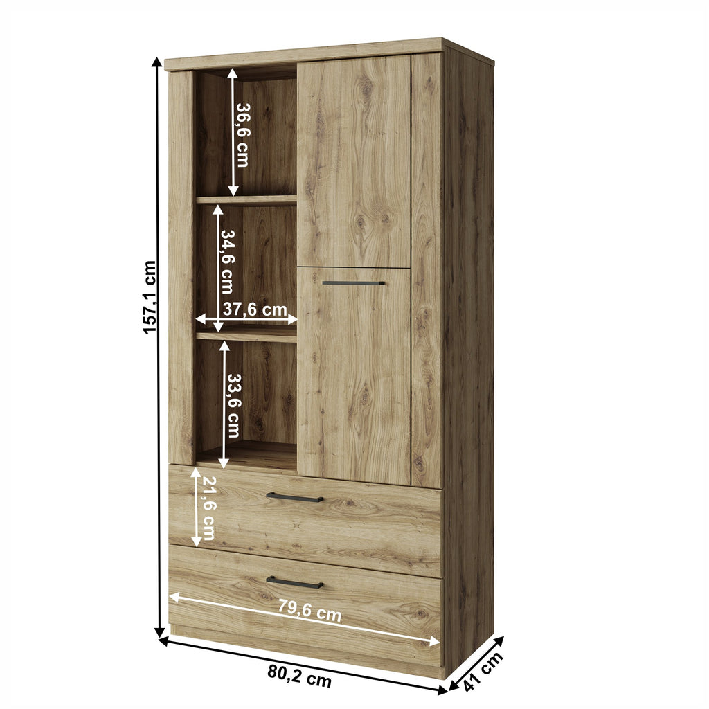 Etajeră Dorsi – schiță cu dimensiuni
