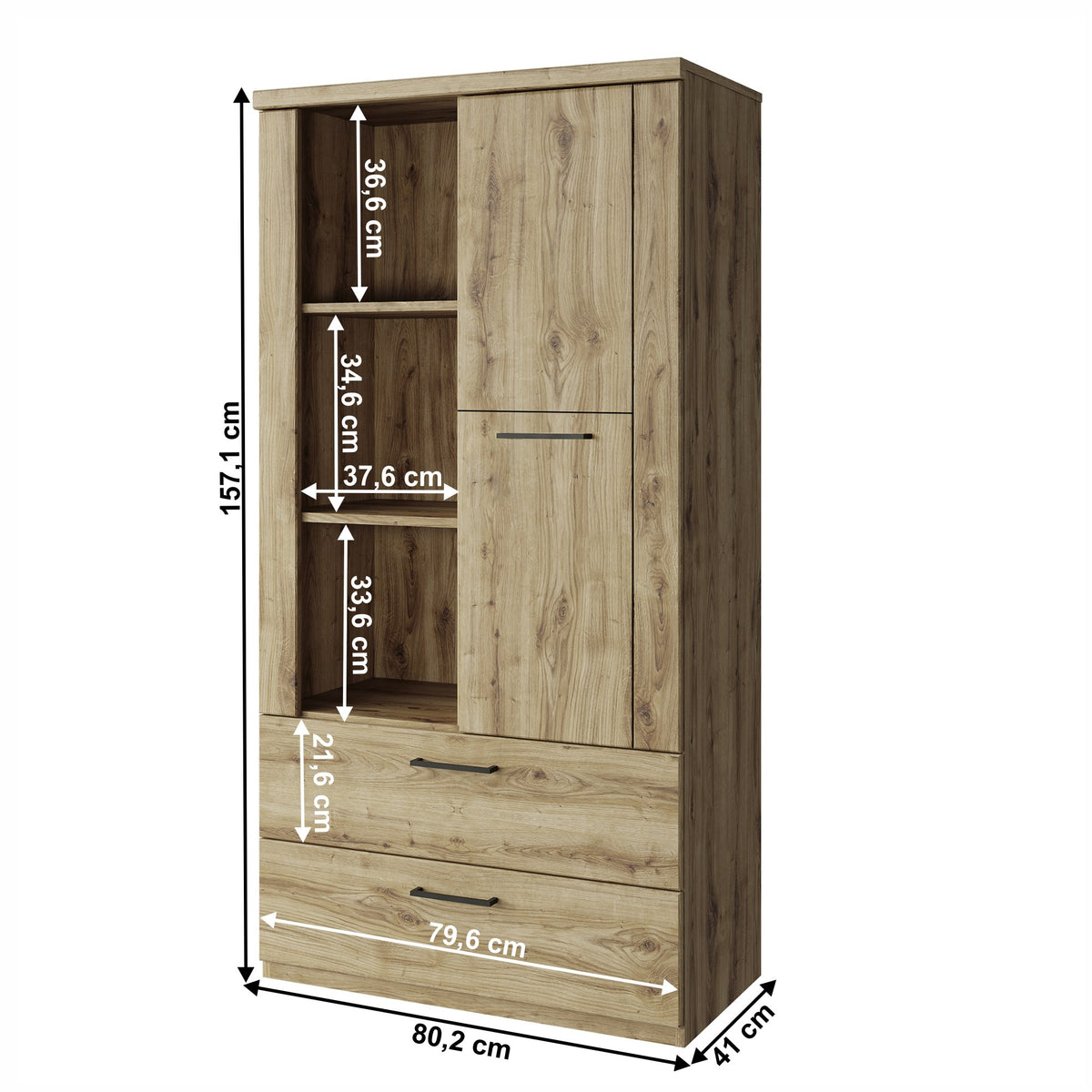 Etajeră Dorsi – schiță cu dimensiuni