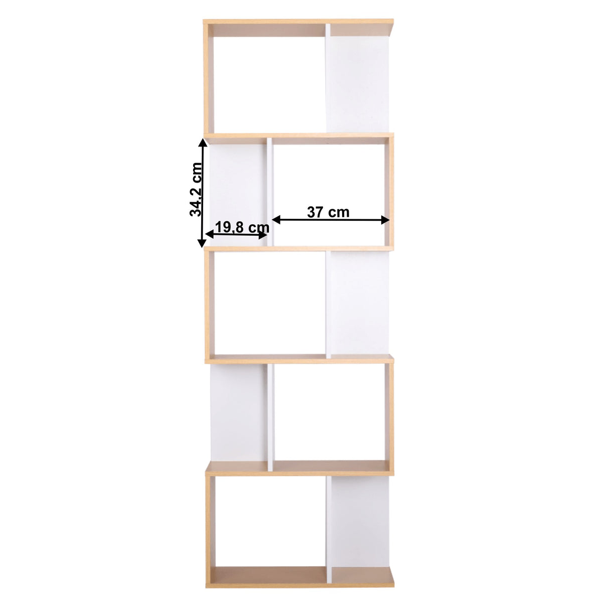 Etajeră Erdem – schiță cu dimensiuni, imaginea 2