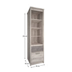 Etajeră Jesi – schiță cu dimensiuni