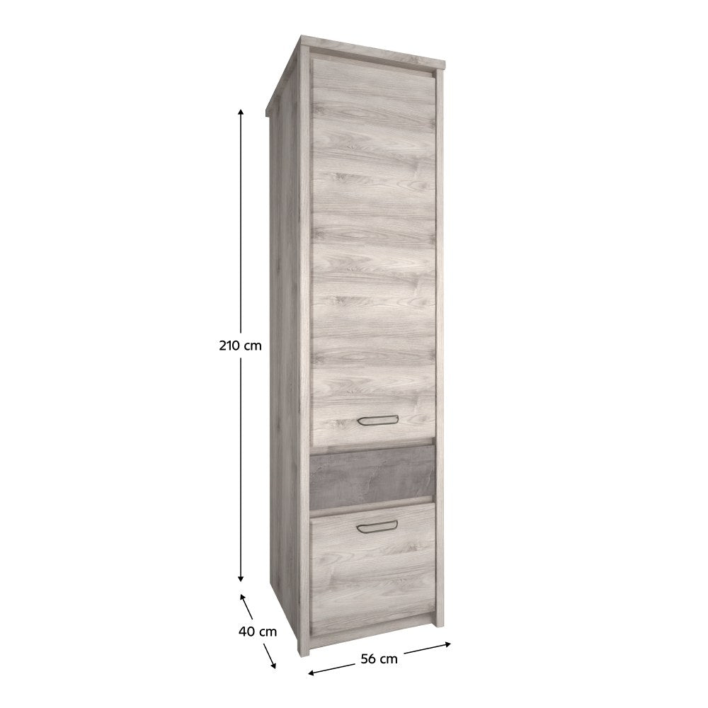 Etajeră Jesi – schiță cu dimensiuni