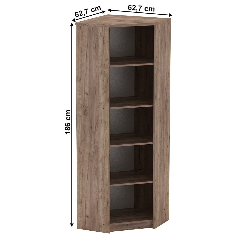 Etajeră Johan – schiță cu dimensiuni