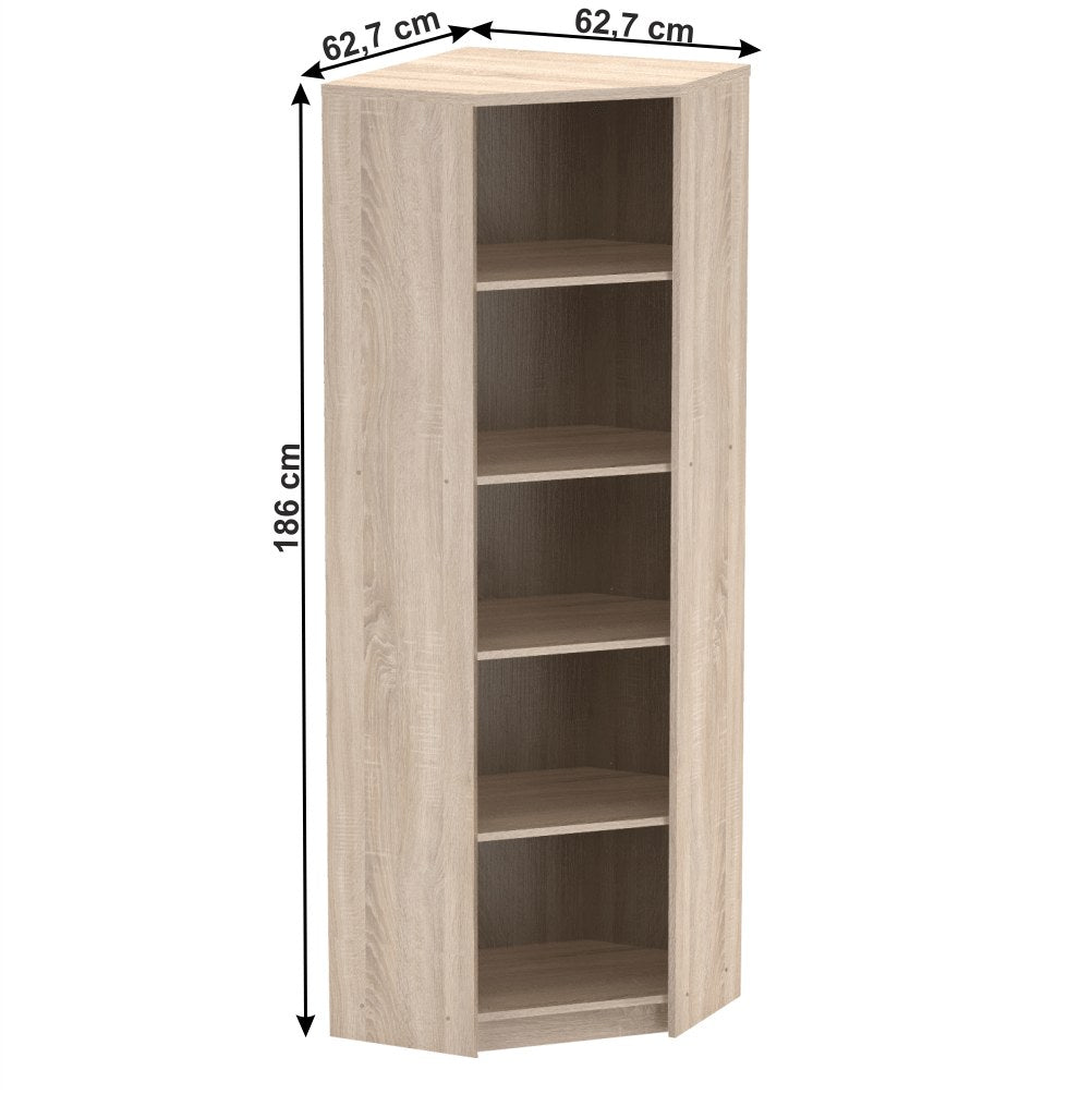 Etajeră Johan – schiță cu dimensiuni