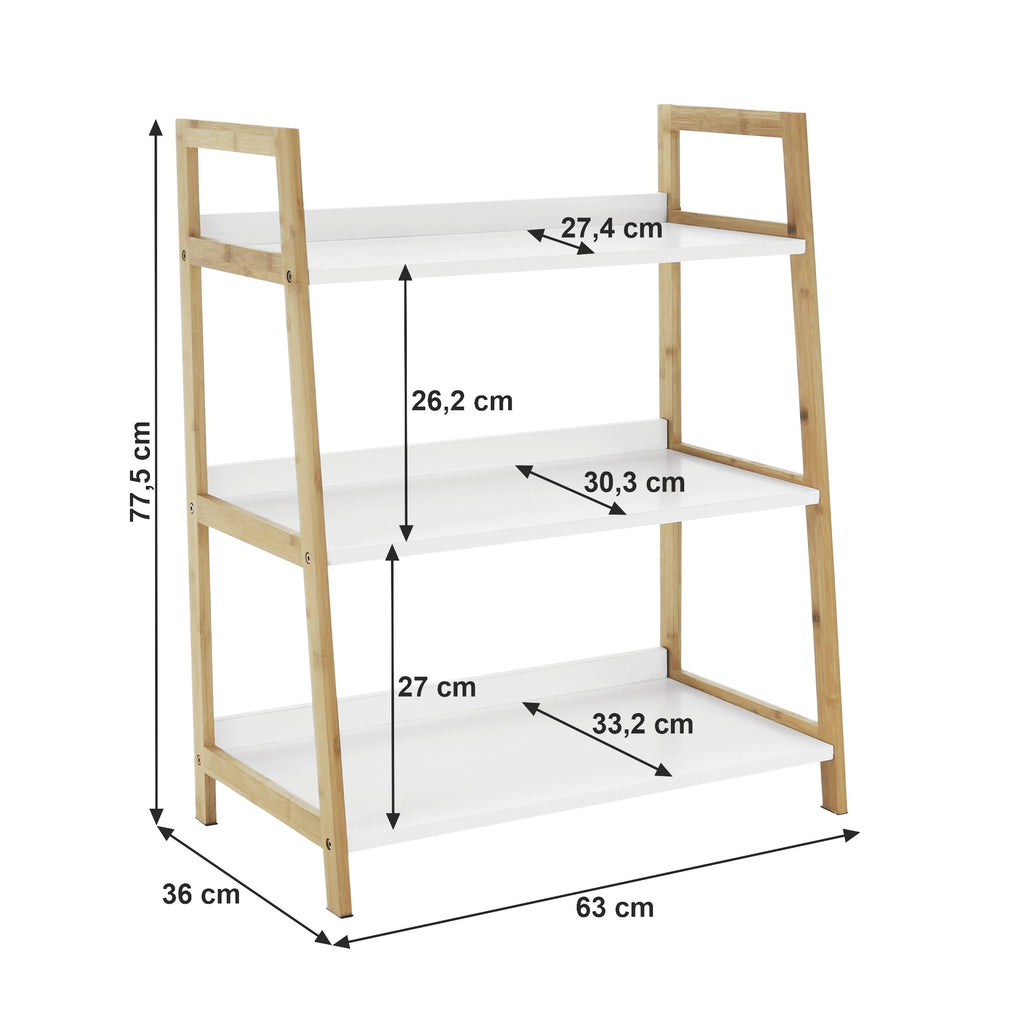Etajeră Koen Typ 1 – schiță cu dimensiuni