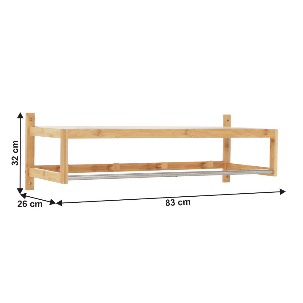 Etajeră Lela – schiță cu dimensiuni