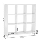 Etajeră Tofi 5 – schiță cu dimensiuni