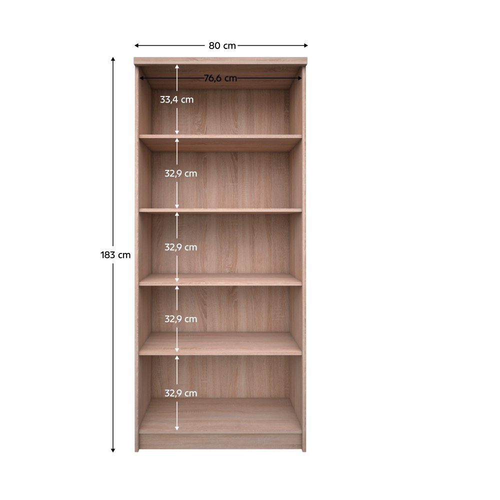 Etajeră Topty – schiță cu dimensiuni