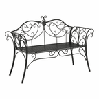 Banca de gradina ETELIA, neagra