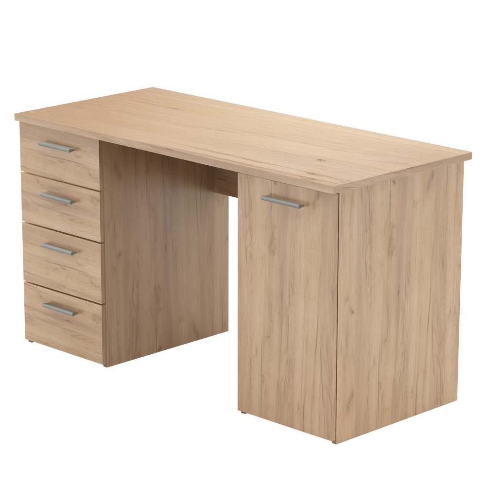Birou PC EUSTACH, stejar artisan