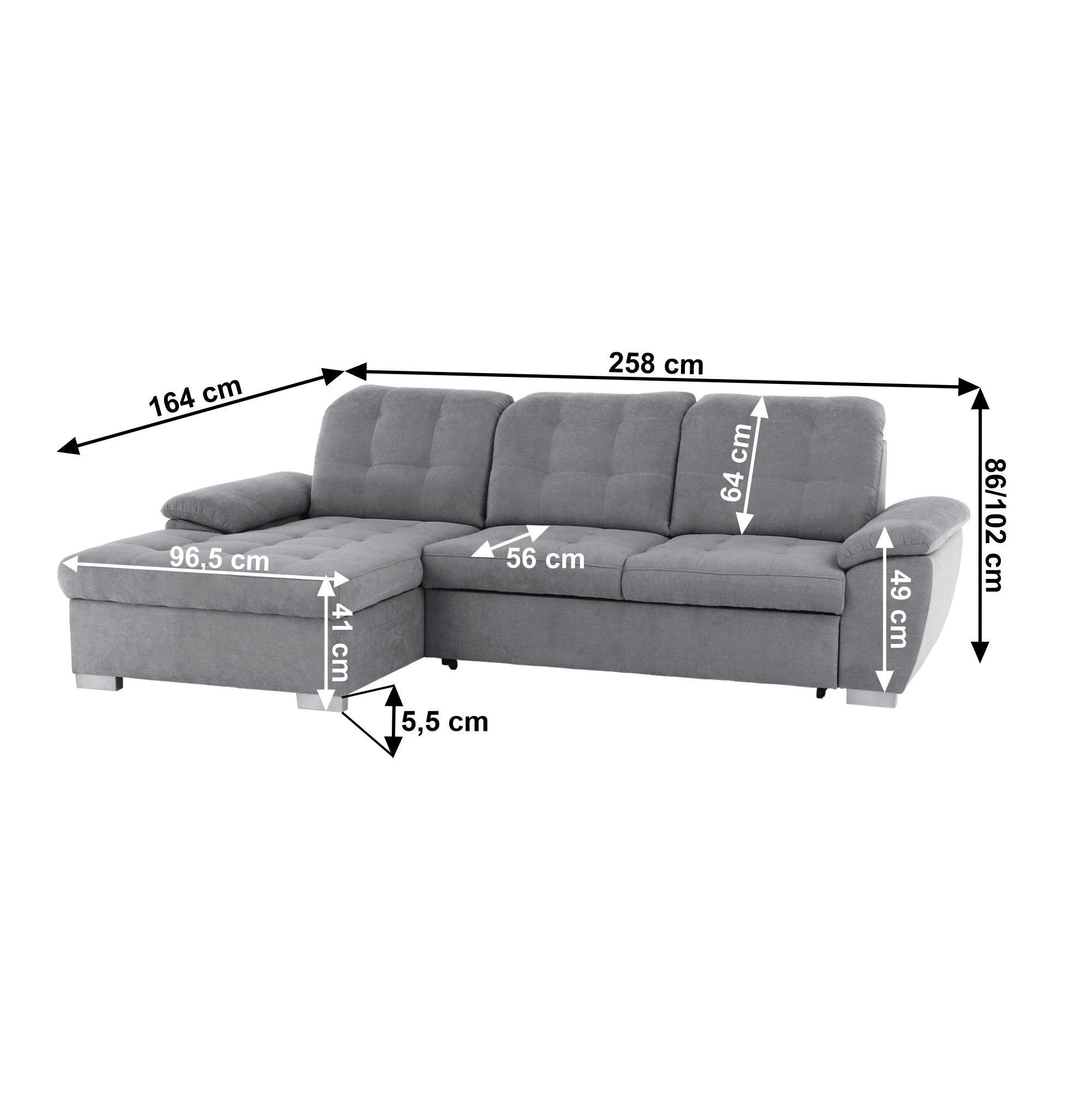 Coltar extensibil EVANGELIN, vedere 4